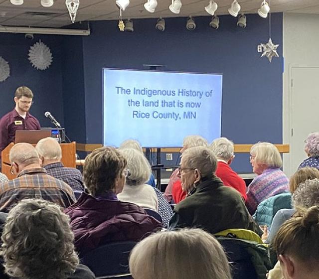 People listening to a lecture