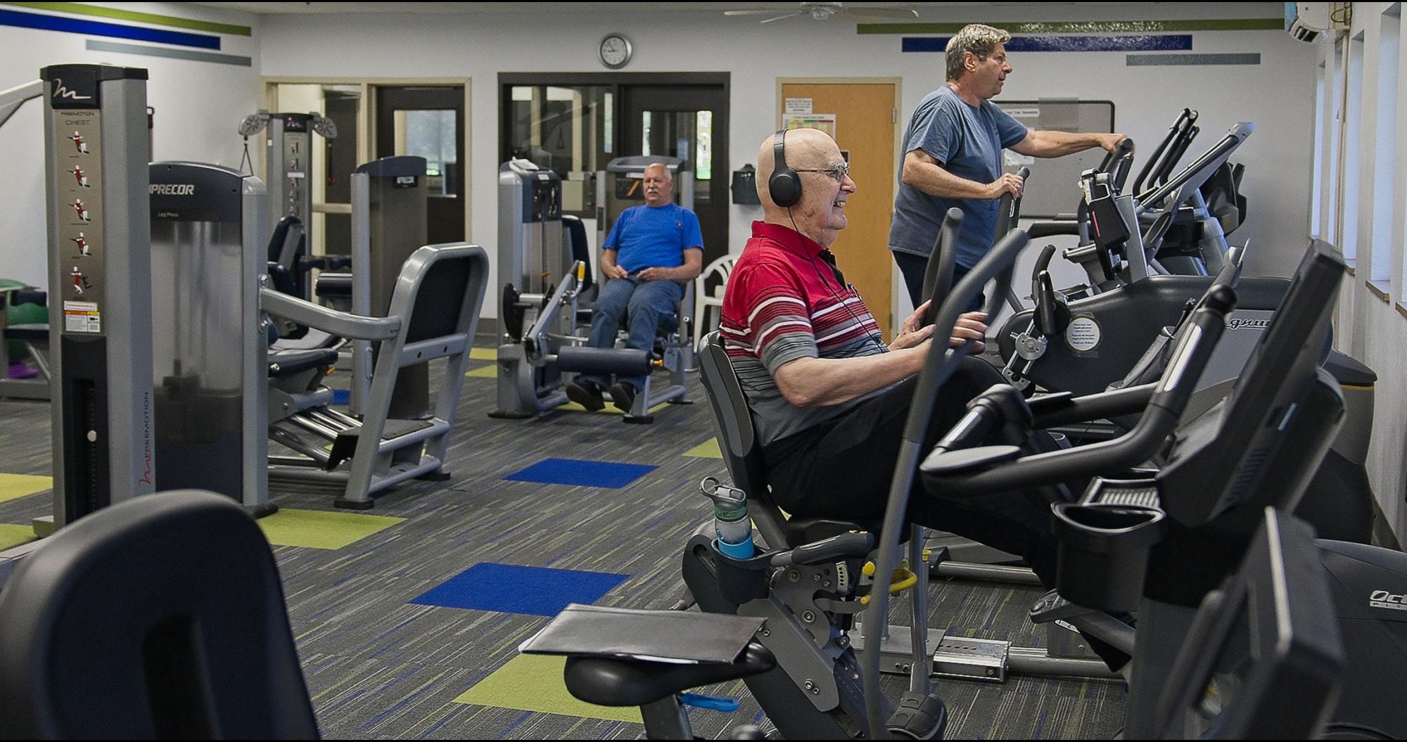 Gordon exercising